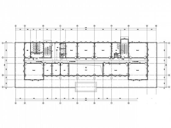 大型8层办公楼电气CAD施工图纸（知名设计院）(火灾自动报警) - 3