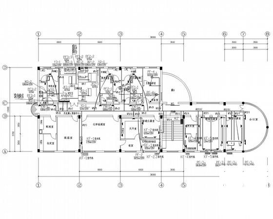 大型医药综合仓库及办公质检楼电气CAD施工图纸 - 2