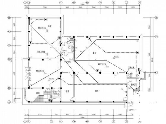 7层商业酒楼电气设计CAD施工图纸 - 4