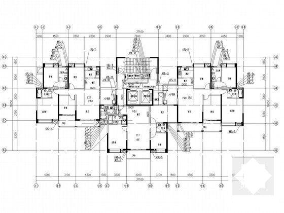 10万平30层商住改造小区给排水CAD施工图纸 - 4