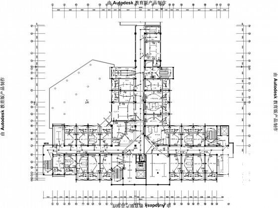 9层医院业务综合楼电气设计CAD施工图纸 - 1