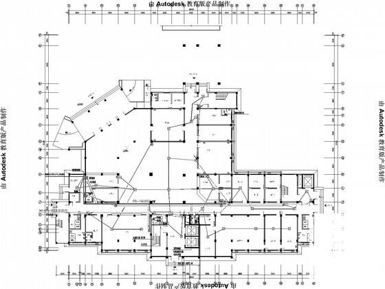 9层医院业务综合楼电气设计CAD施工图纸 - 4