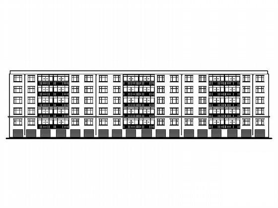 5层小区住宅楼建筑毕业设计方案CAD施工图纸（高17米）(节点详图) - 1