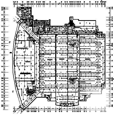 4层综合体育馆电气设计CAD施工图纸 - 1