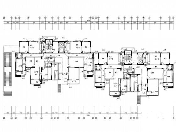 6.4万平公18层租房给排水CAD施工图纸 - 2