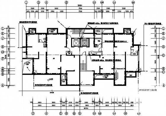 27层一类高层住宅楼电气CAD施工图纸(消防报警及联动) - 3