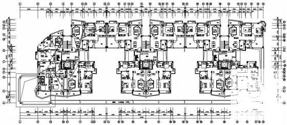 小高层商住楼电气设计CAD施工图纸(火灾自动报警) - 2
