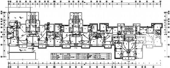 34层住宅楼电气CAD施工图纸(消防报警及联动) - 1
