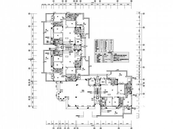 太阳能集中集热分户储热工程给排水CAD施工图纸（5层住宅楼）(屋顶平面图) - 1