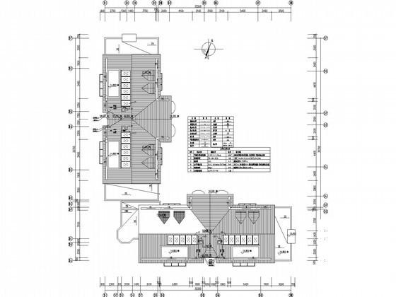 太阳能集中集热分户储热工程给排水CAD施工图纸（5层住宅楼）(屋顶平面图) - 2