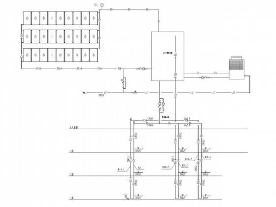 3层幼儿园给排水CAD施工图纸（太阳能热水、冷凝水系统） - 3