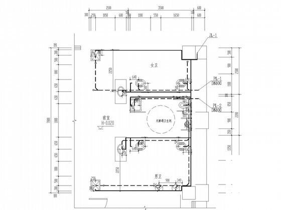 知名大学12层教学楼给排水CAD施工图纸(自动喷淋系统图) - 3