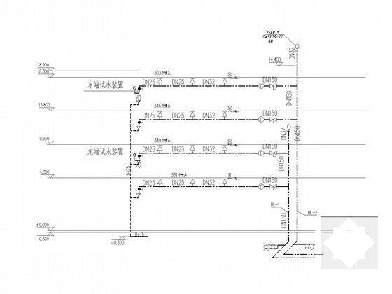 4层商业建筑给排水CAD施工图纸 - 4