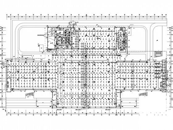 11层研发服务中心给排水CAD施工图纸(泵房平面布置图) - 2
