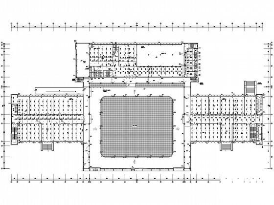 11层研发服务中心给排水CAD施工图纸(泵房平面布置图) - 3