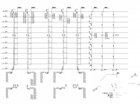 11层公租房给排水CAD施工图纸（著名设计公司） - 3