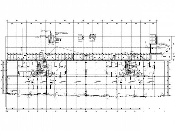 大型住宅组团给排水CAD施工图纸（2栋楼气体灭火）(自喷系统原理图) - 1