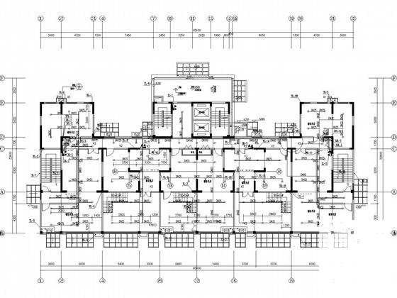 25层公租房给排水CAD施工图纸（2栋楼） - 1
