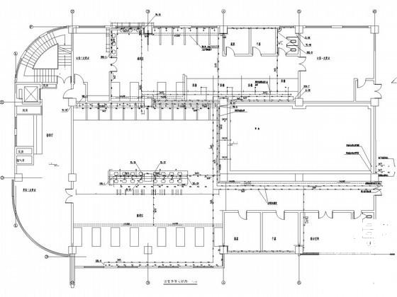 6层服务综合楼给排水CAD施工图纸（游泳池浴室） - 3