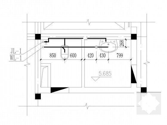 6层通信办公楼给排水CAD施工图纸 - 5