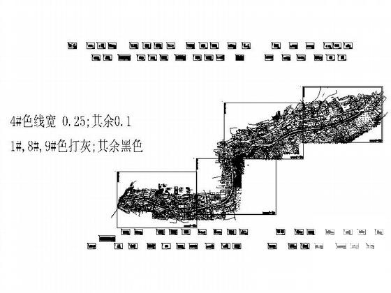 2公里县环城路建筑改造方案设计CAD图纸 - 2