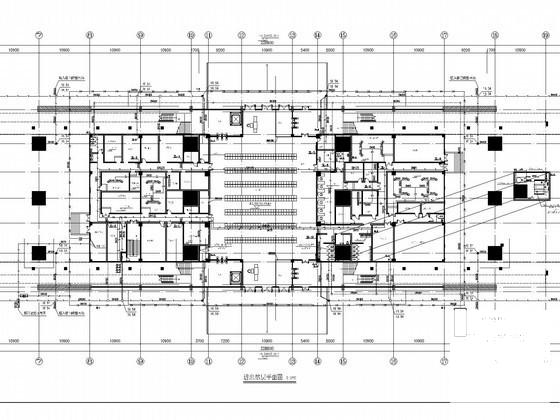 客运站建筑给排水施工图cad重力流雨水系统 - 1