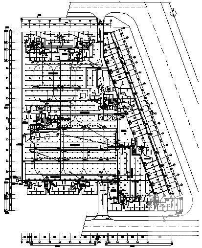 大型住宅区地下室电气CAD施工图纸(高压配电系统) - 2