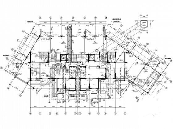 超高层商住建筑给排水CAD施工图纸（34层太阳能热水）(自动喷淋系统) - 2