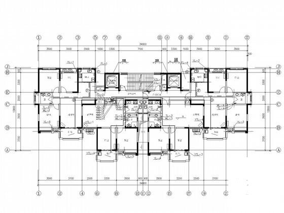 超高层商住建筑给排水CAD施工图纸（34层太阳能热水）(自动喷淋系统) - 3
