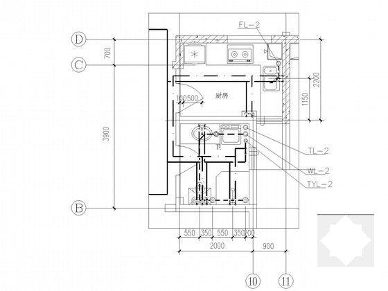 超高层商住建筑给排水CAD施工图纸（34层太阳能热水）(自动喷淋系统) - 4
