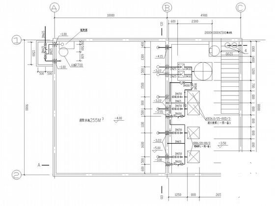 工业厂房建筑给排水CAD施工图纸 - 3