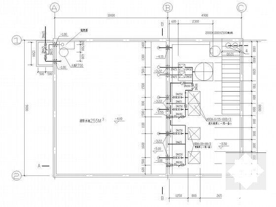 工业厂房建筑给排水CAD施工图纸 - 5