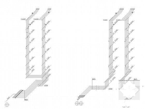 6层商住楼建筑给排水CAD施工图纸 - 4