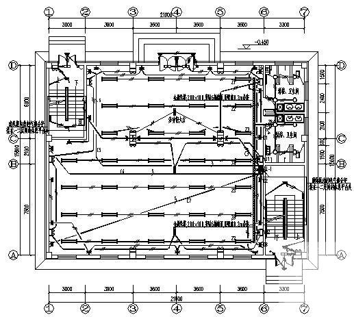 普通6层多层住宅楼电气设计CAD施工图纸 - 1