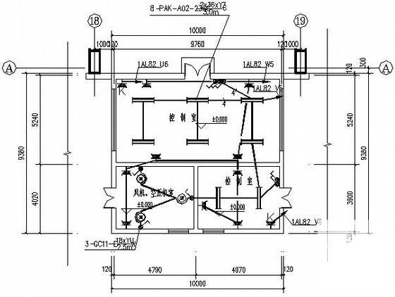 大型铸造车间电气设计CAD施工图纸 - 4