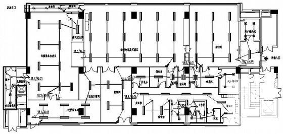医院洁净区供应室电气设计CAD施工图纸 - 1
