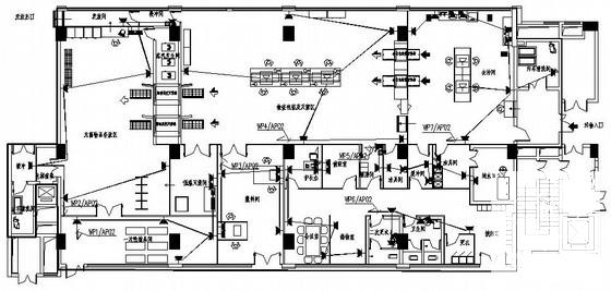 医院洁净区供应室电气设计CAD施工图纸 - 3