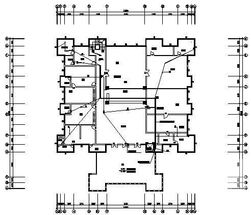 龙岗5层别墅电气设计CAD施工图纸(闭路电视监控) - 3