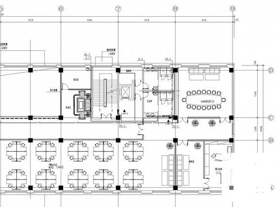 多层办公楼给排水CAD施工图纸（甲级设计院） - 1