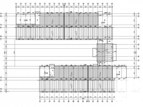 6层大学宿舍楼建筑给排水CAD施工图纸 - 2