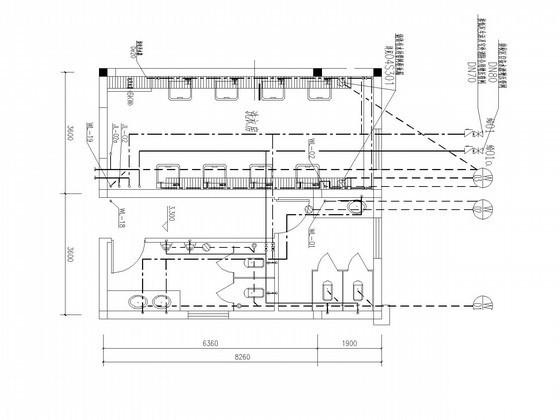 6层大学宿舍楼建筑给排水CAD施工图纸 - 3