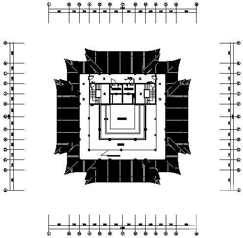 风景区7层楼阁电气设计CAD施工图纸(火灾自动报警) - 3