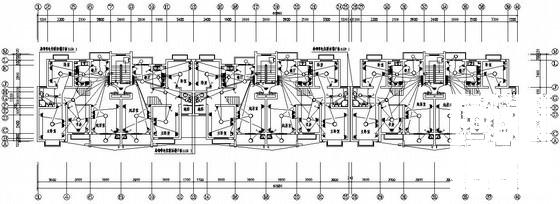 6层小区住宅楼电气设计CAD施工图纸 - 2
