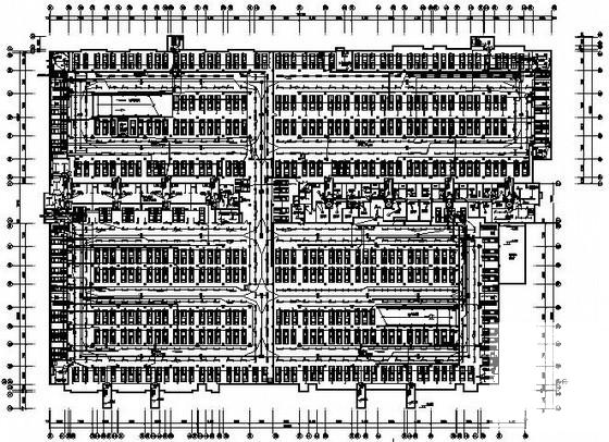 一类地下汽车库电气设计CAD施工图纸(火灾自动报警) - 1