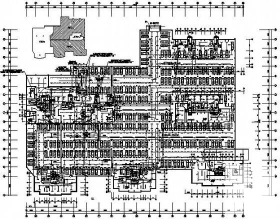 高层住宅楼地下车库电气设计CAD施工图纸 - 1