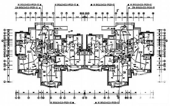 11层小区高层住宅楼电气设计CAD施工图纸 - 1