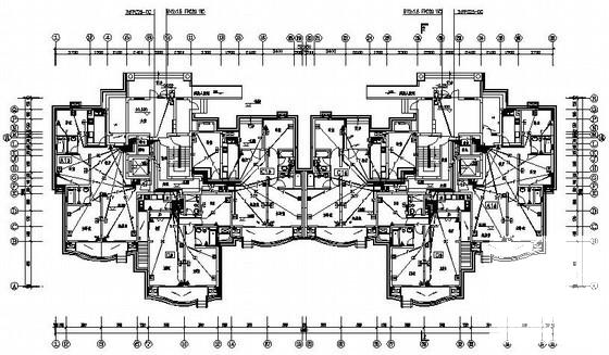 11层小区高层住宅楼电气设计CAD施工图纸 - 3