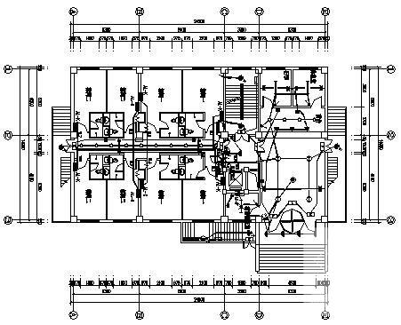 10层快捷酒店电气设计CAD施工图纸 - 1