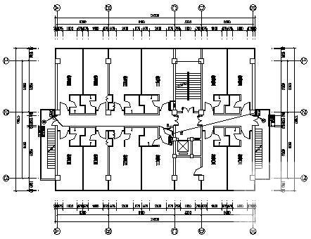 10层快捷酒店电气设计CAD施工图纸 - 3