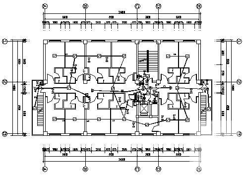 10层快捷酒店电气设计CAD施工图纸 - 4